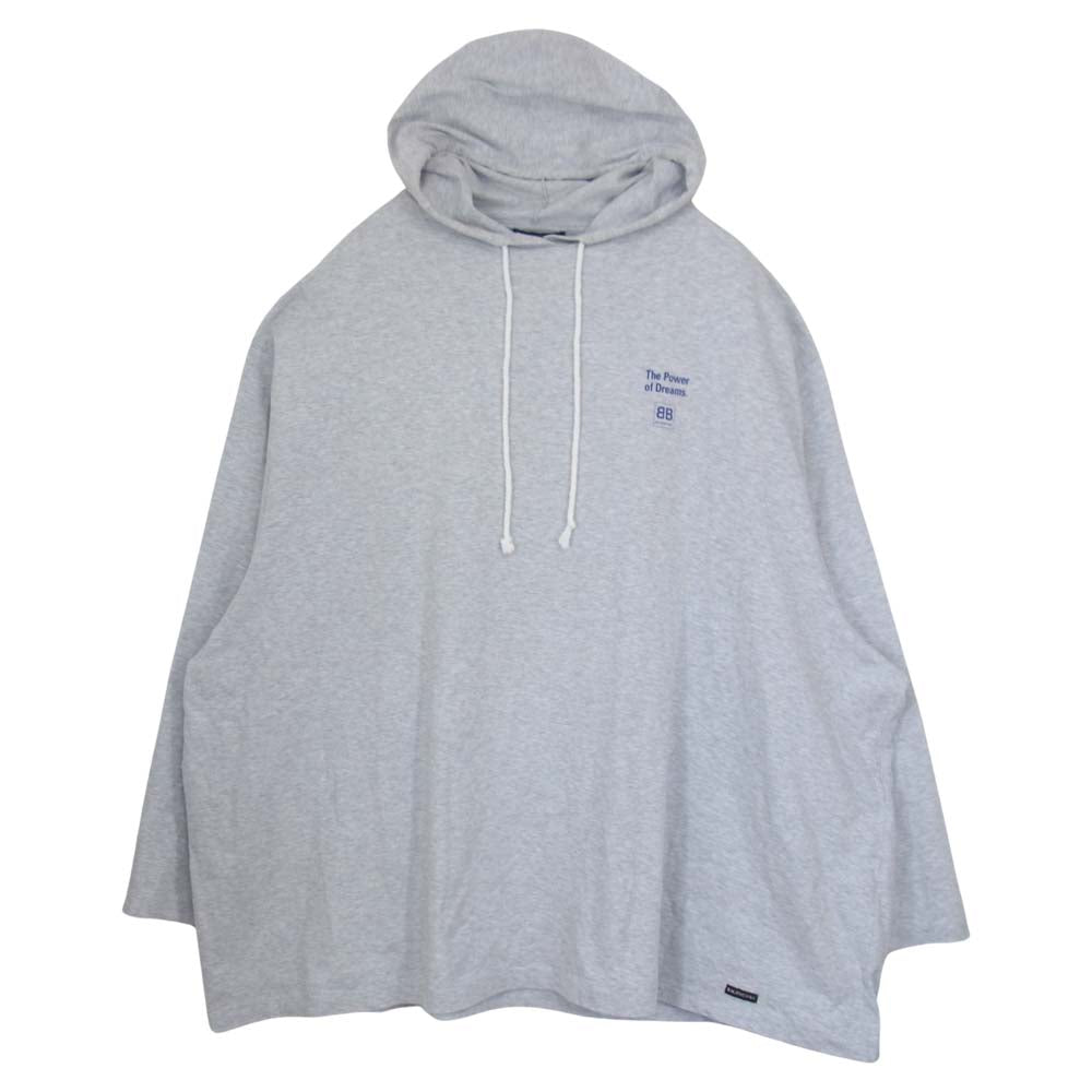 BALENCIAGA バレンシアガ 国内正規品 POWER OF DREAMS カットソー フーディ― グレー系 M【美品】【中古】