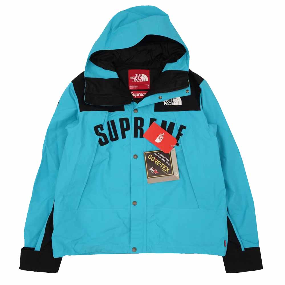 Supreme シュプリーム 19SS × The North Face ノースフェイス Arc Logo Mountain Parka アーチロゴ マウンテン パーカー ジャケット ブルー系 M【新古品】【未使用】【中古】