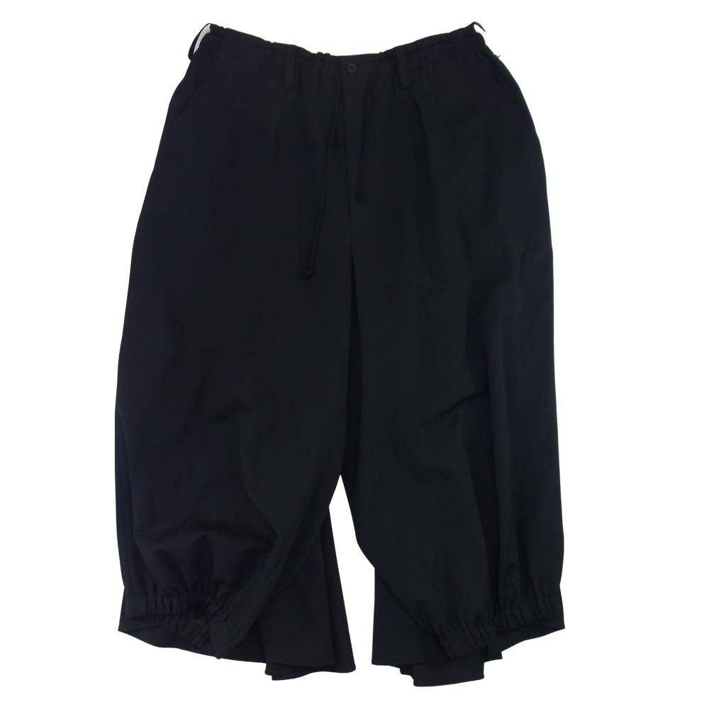 Yohji Yamamoto ヨウジヤマモト REGULATION  21SS HD-P02-140 レギュレーション クラシック ウール シワ ギャバジン カラスパンツ ブラック系 3【中古】