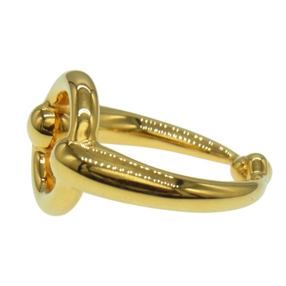 HERMES エルメス モー スカーフリング ゴールド系【中古】