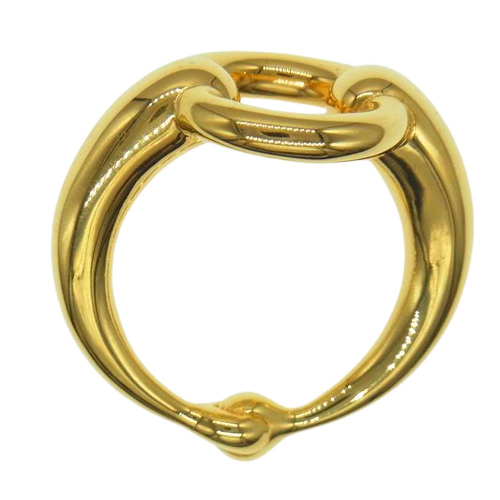 HERMES エルメス モー スカーフリング ゴールド系【中古】