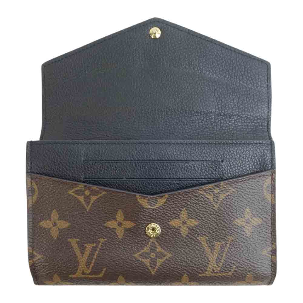 LOUIS VUITTON ルイ・ヴィトン M60990 モノグラム マカサー ポルトフォイユ パラスコンパクト ウォレット ブラウン系【中古】
