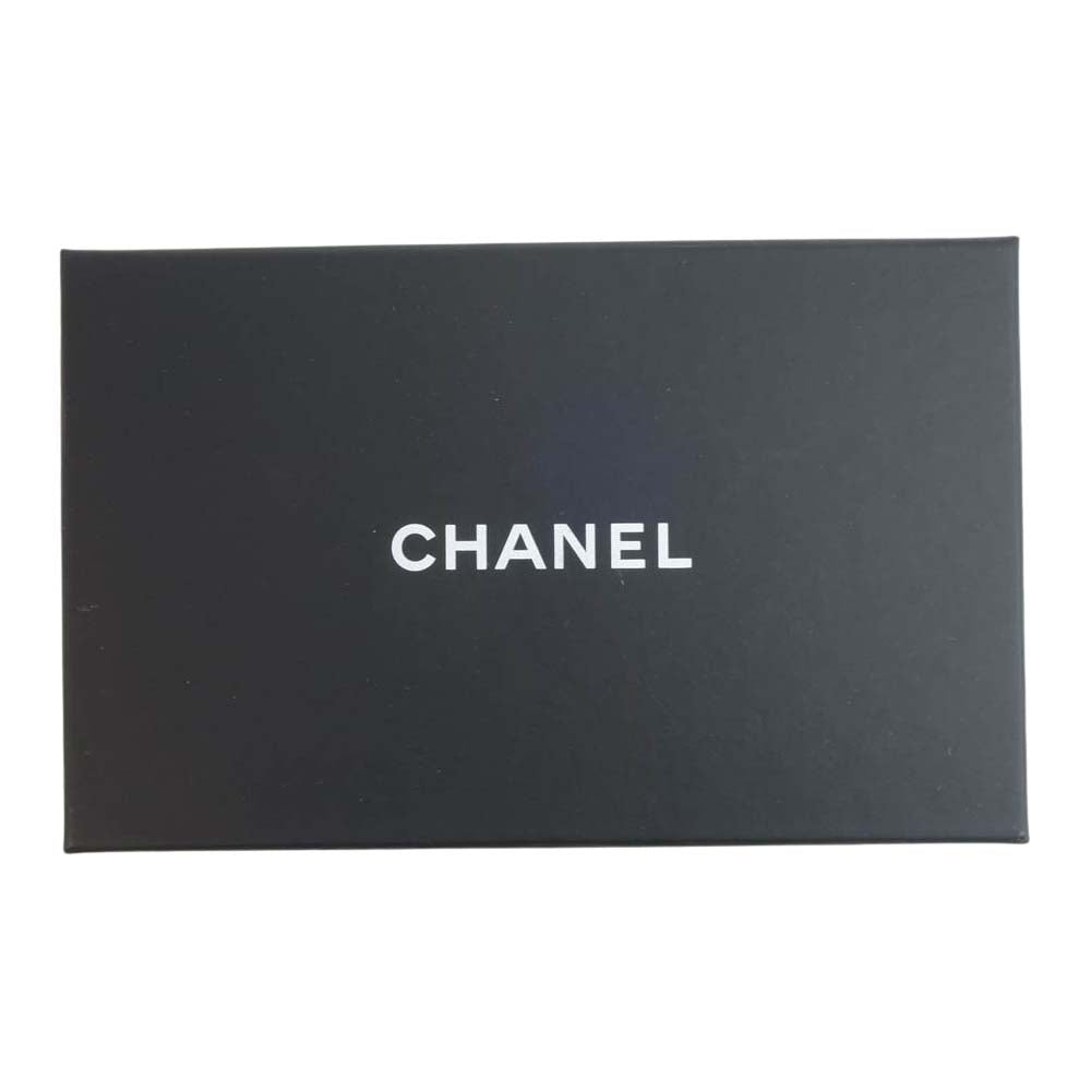 CHANEL シャネル マトラッセ キャビアスキン コインケース ブラック系【中古】