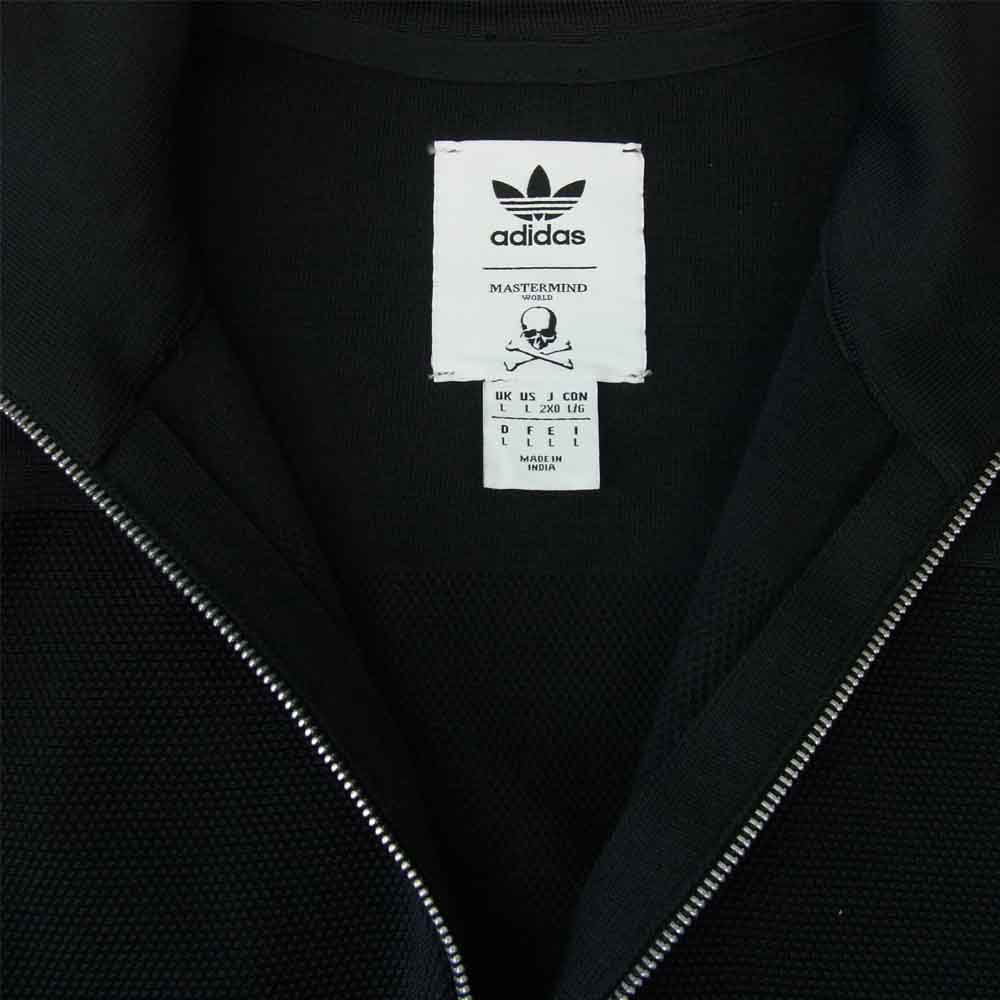mastermind JAPAN マスターマインドジャパン adidas CG0752 Track Top アディダス トラックジャケット ブラック系 L【美品】【中古】