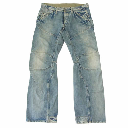 G-STAR ジースター RN104506 国内正規品 USED加工 立体裁断 デニム パンツ インディゴブルー系 31【中古】