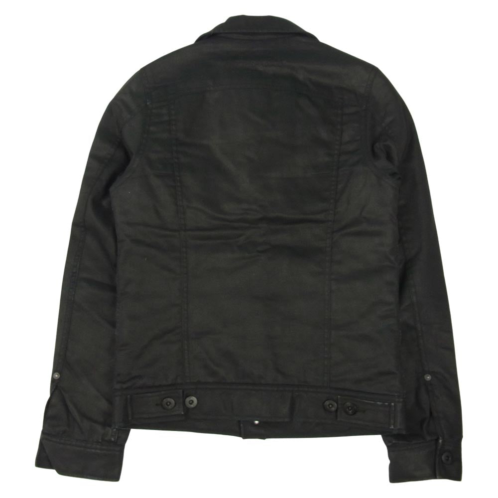 G-STAR ジースター RN104506 SLIM TAILOR QUILTED JKT 裏地キルティング コーティング デニム ジャケット  ブラック系 S【中古】