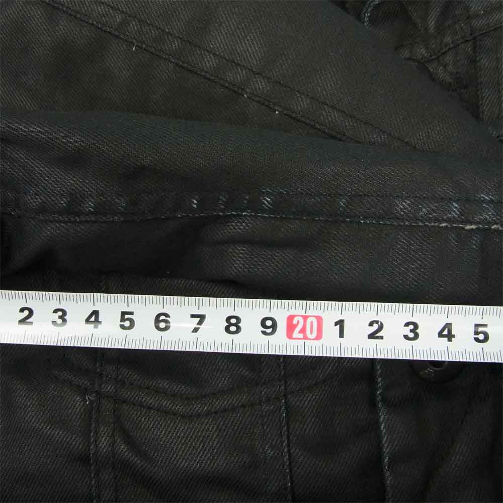 G-STAR ジースター RN104506 SLIM TAILOR QUILTED JKT 裏地キルティング コーティング デニム ジャケット  ブラック系 S【中古】