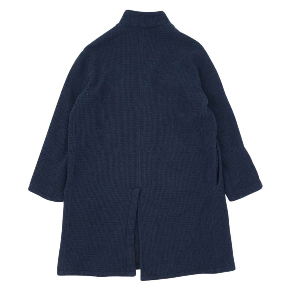 オー ギャルソン ALEX WOOL COAT アレックス ワッフル ウール コート ネイビー系【中古】