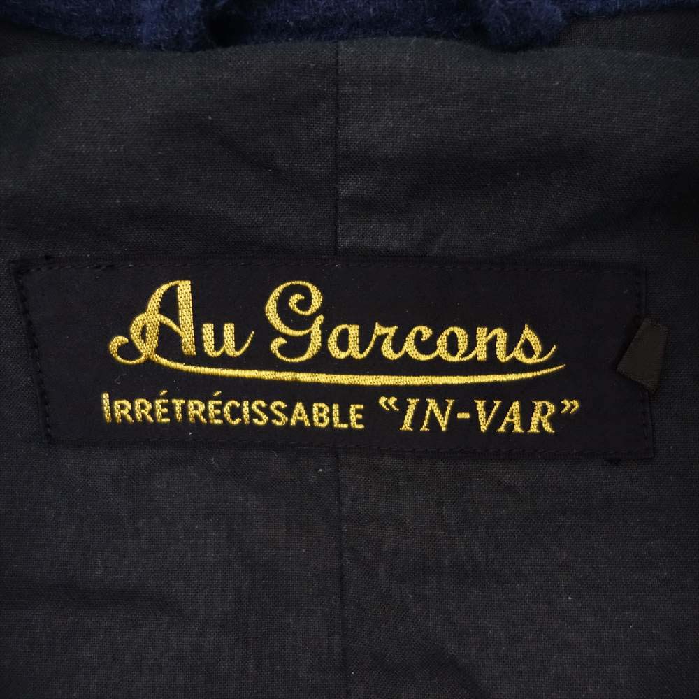 オー ギャルソン ALEX WOOL COAT アレックス ワッフル ウール コート ネイビー系【中古】