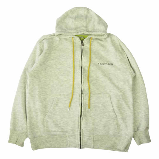 ファセッタズム RB-SW-M02 ACE BIG HOODIE バックプリント ジップ アップ パーカー イエロー系 5【中古】
