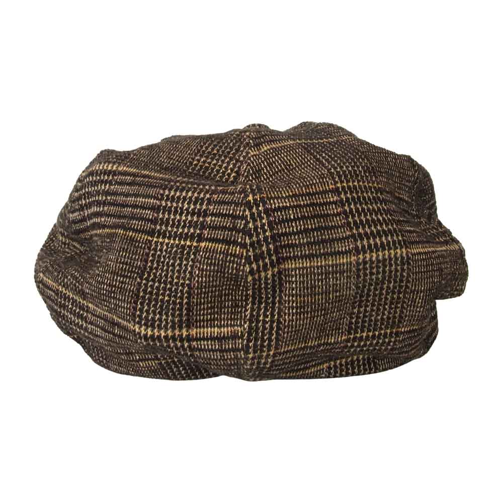 WEIRDO ウィアード WRD-19-AW-G05 GROWN UP CHECK CASQUETTE キャスケット キャップ ブラウン系 L【美品】【中古】