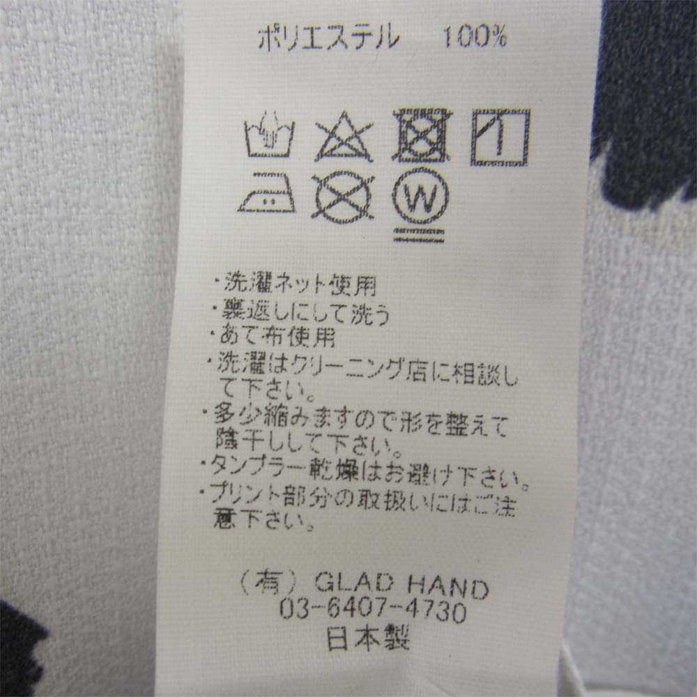 GALSVILLE ギャルズビル GSV-20-SS-22 QUEEN OF THE NIGHT CLUBS - S/S SHIRTS  ホワイト系 L【美品】【中古】