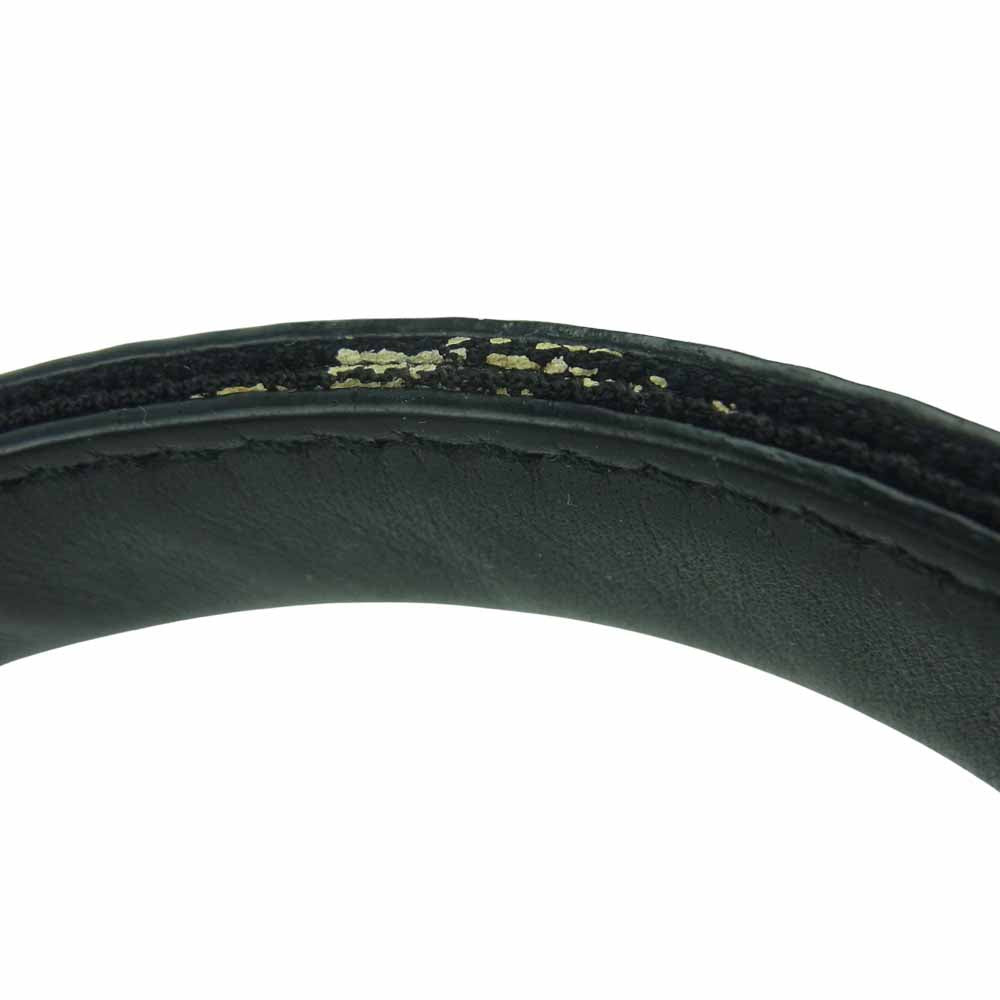 BALENCIAGA バレンシアガ 339933 ネイビーカバス ロゴ トート バッグ オフホワイト系 ブラック系【中古】