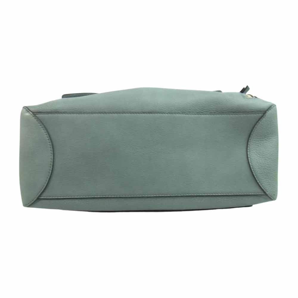 Chloe クロエ フェイ デイ ミディアム デイバッグ ブルー系【中古】