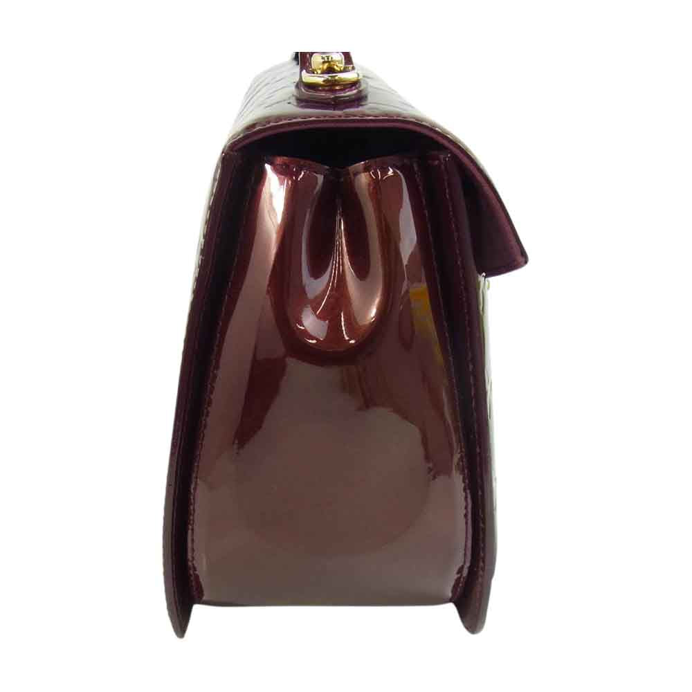 LOUIS VUITTON ルイ・ヴィトン M91397 モノグラム ヴェルニ ミラダ 2Way ショルダーバッグ アマラント【中古】