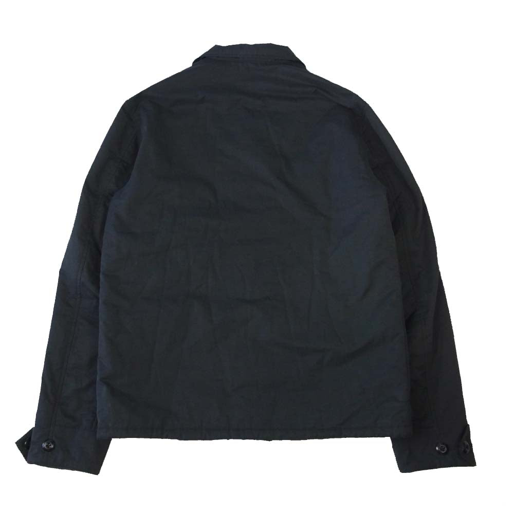 A BATHING APE アベイシングエイプ ポリエステル ロゴ刺繍 ジャケット ブラック系 S【中古】