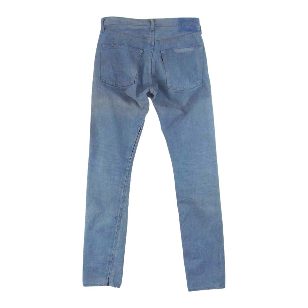 Levi's リーバイス 日本製 LVC 66501 ダメージ クラッシュ リペア加工 デニム パンツ ブルー系 32【中古】