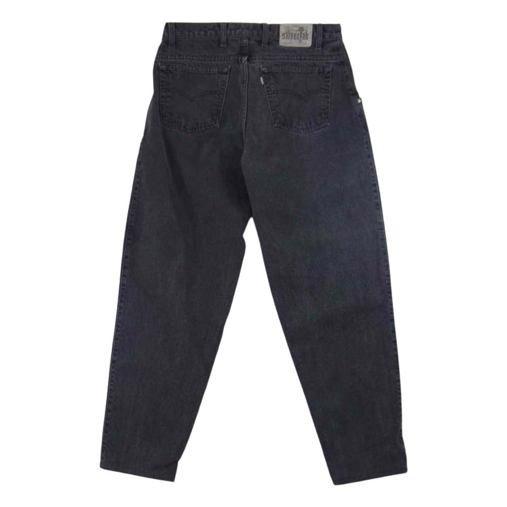 Levi's リーバイス silver tab シルバータブ LOOSE ルーズフィット デニム パンツ ブラック系 32【中古】