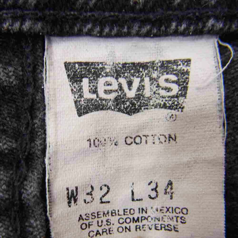 Levi's リーバイス silver tab シルバータブ LOOSE ルーズフィット デニム パンツ ブラック系 32【中古】