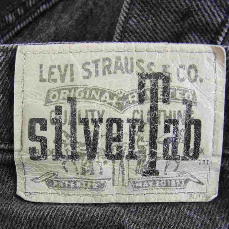 Levi's リーバイス silver tab シルバータブ LOOSE ルーズフィット デニム パンツ ブラック系 32【中古】