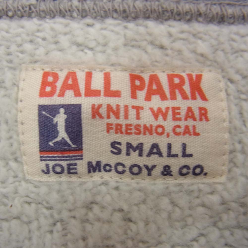 The REAL McCOY'S ザリアルマッコイズ JOE McCOY ジョーマッコイ レースアップ スウェット シャツ グレー系 S【中古】
