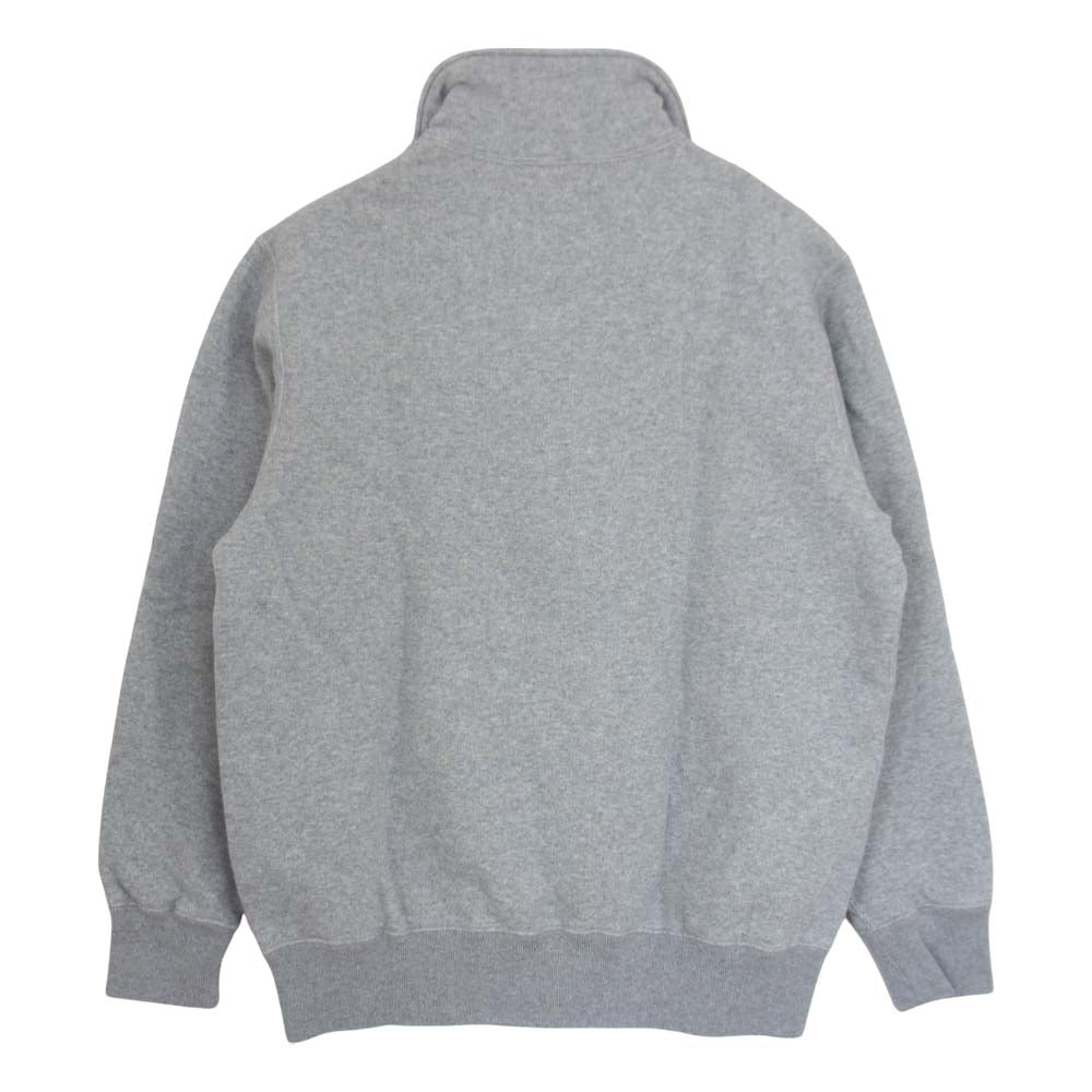 The REAL McCOY'S ザリアルマッコイズ JOE McCOY ジョーマッコイ ハーフジップ スウェット シャツ グレー系 S【中古】