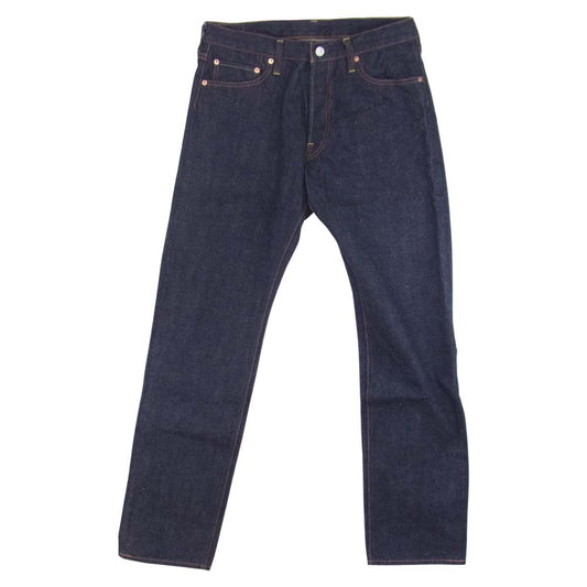 Denime ドゥニーム Lot765 66XX ワンウォッシュ ボタンフライ インディゴブルー系 32【中古】