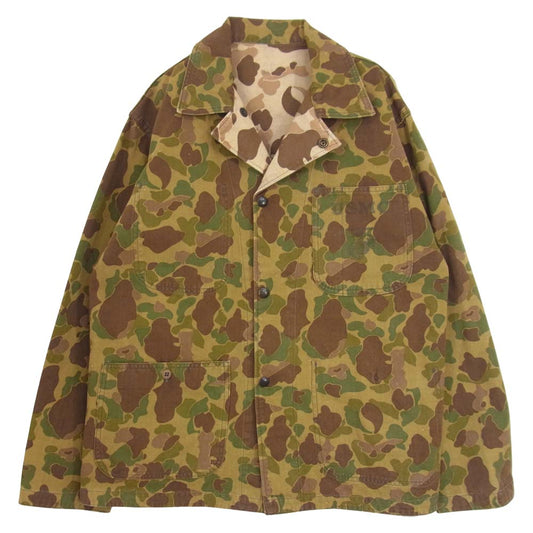 Buzz Rickson's バズリクソンズ BR12944 USMC M1942 カモ ユーティリティ ジャケット リバーシブル ジャケット カーキ系 36【中古】
