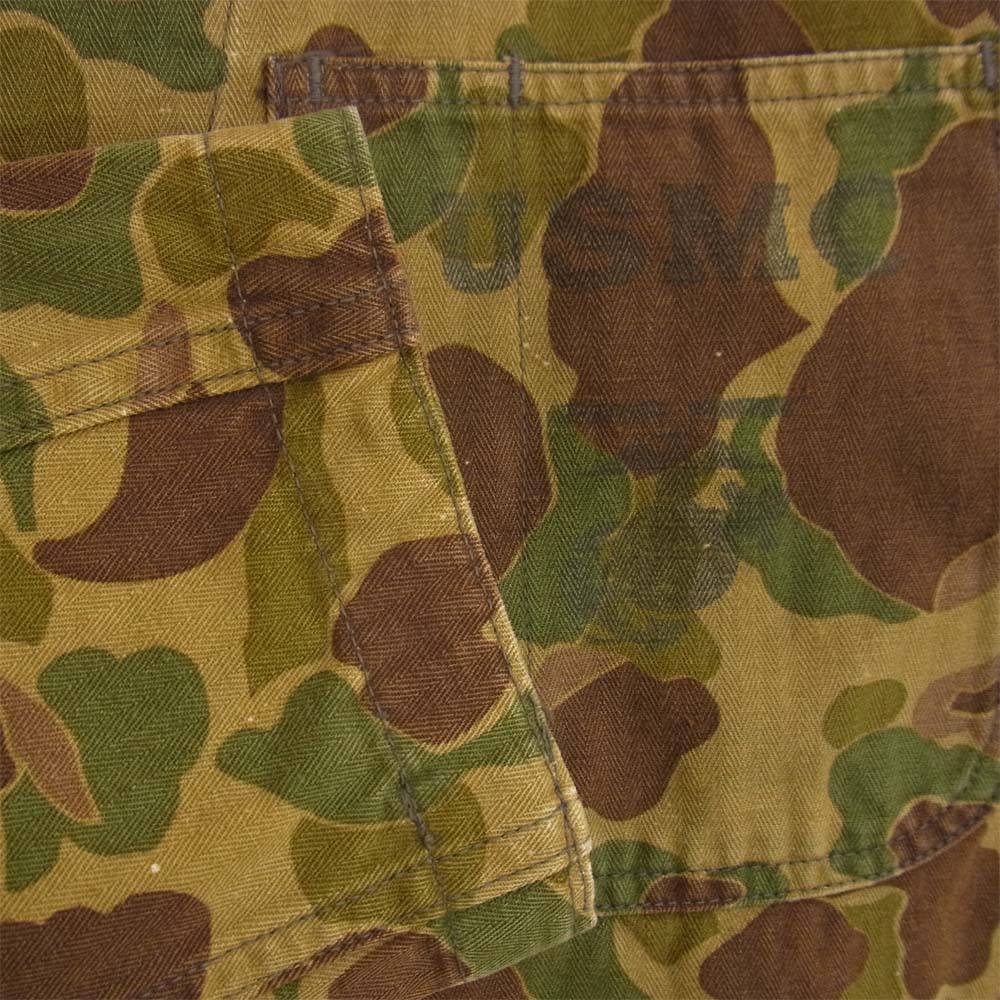 Buzz Rickson's バズリクソンズ BR12944 USMC M1942 カモ ユーティリティ ジャケット リバーシブル ジャケット カーキ系 36【中古】