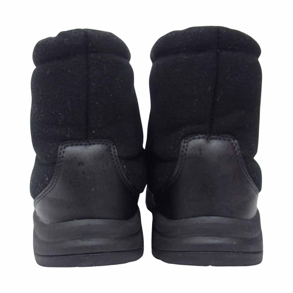 THE NORTH FACE ノースフェイス NF51979　 Nuptse Bootie Wool V Short ヌプシ ショート ブーツ レディース ブラック系 24cm【中古】