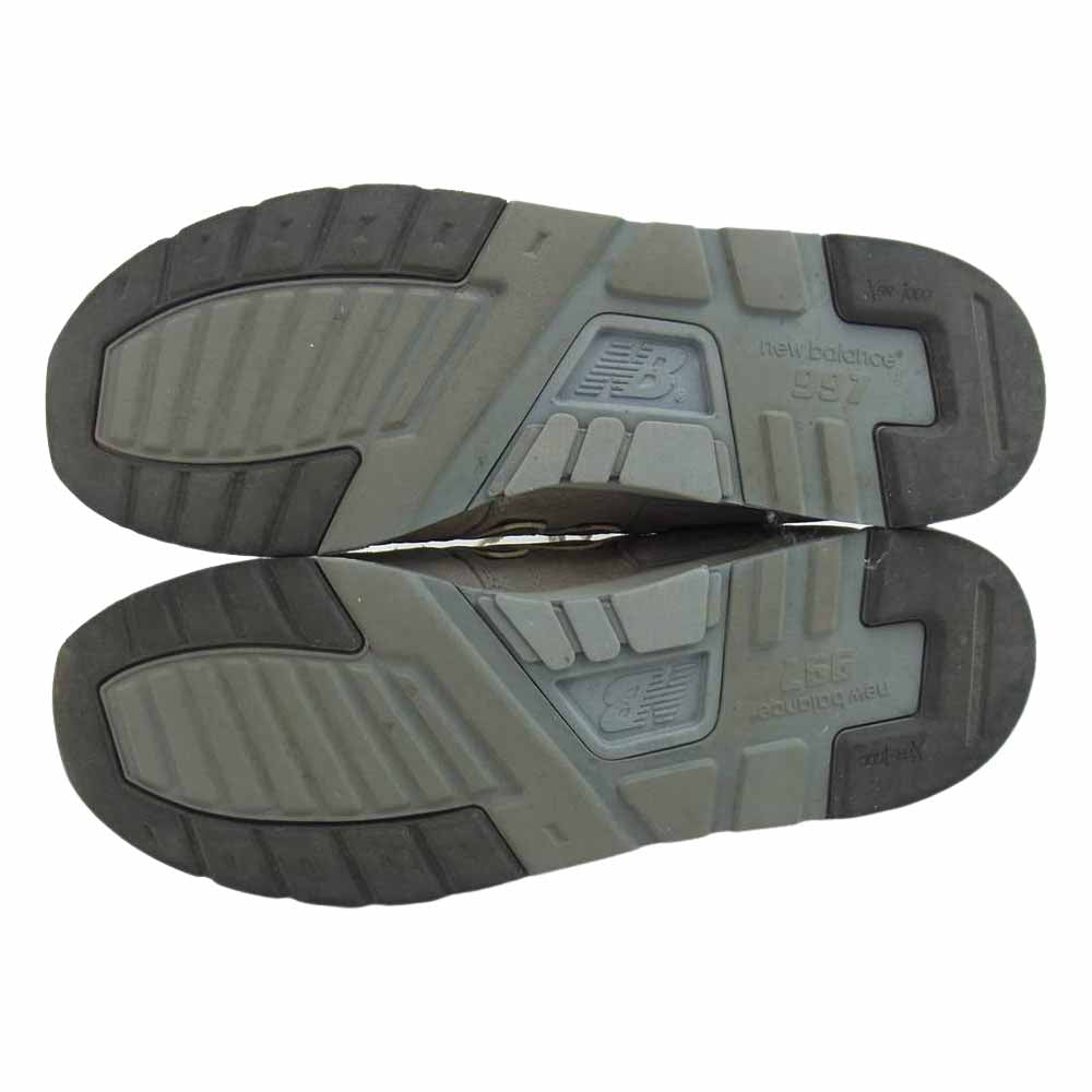 NEW BALANCE ニューバランス M997GY USA製 スエード ローカット スニーカー グレー系 28cm【中古】