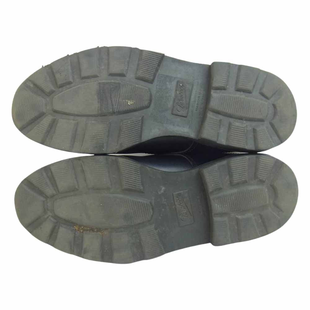 Paraboot パラブーツ WILLIAM ダブルモンク レザー ビジネス シューズ ネイビー系 7.5【中古】