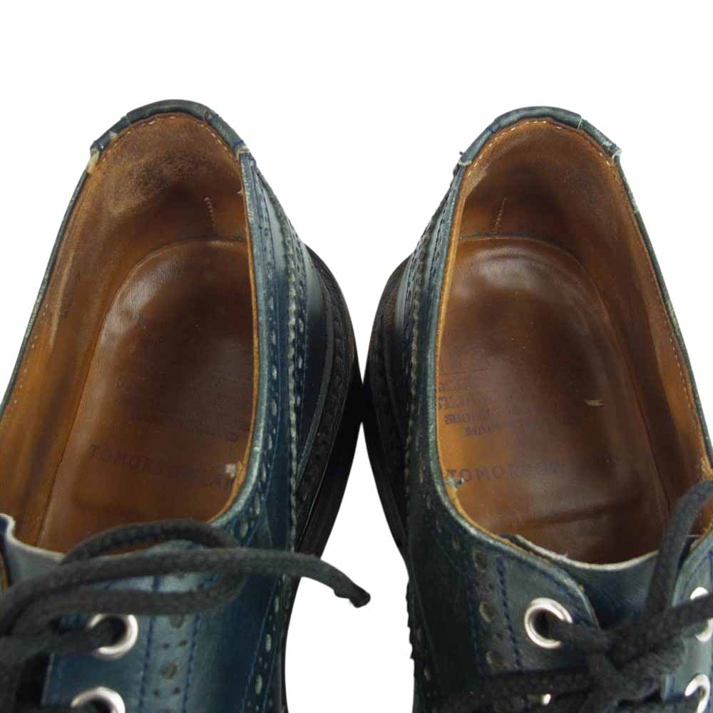 Tricker's トリッカーズ × TOMORROWLAND BOURTON トゥモローランド 別注 バートン レザー ウィングチップ ダイナイトソール ビジネス シューズ 3　5/8【中古】
