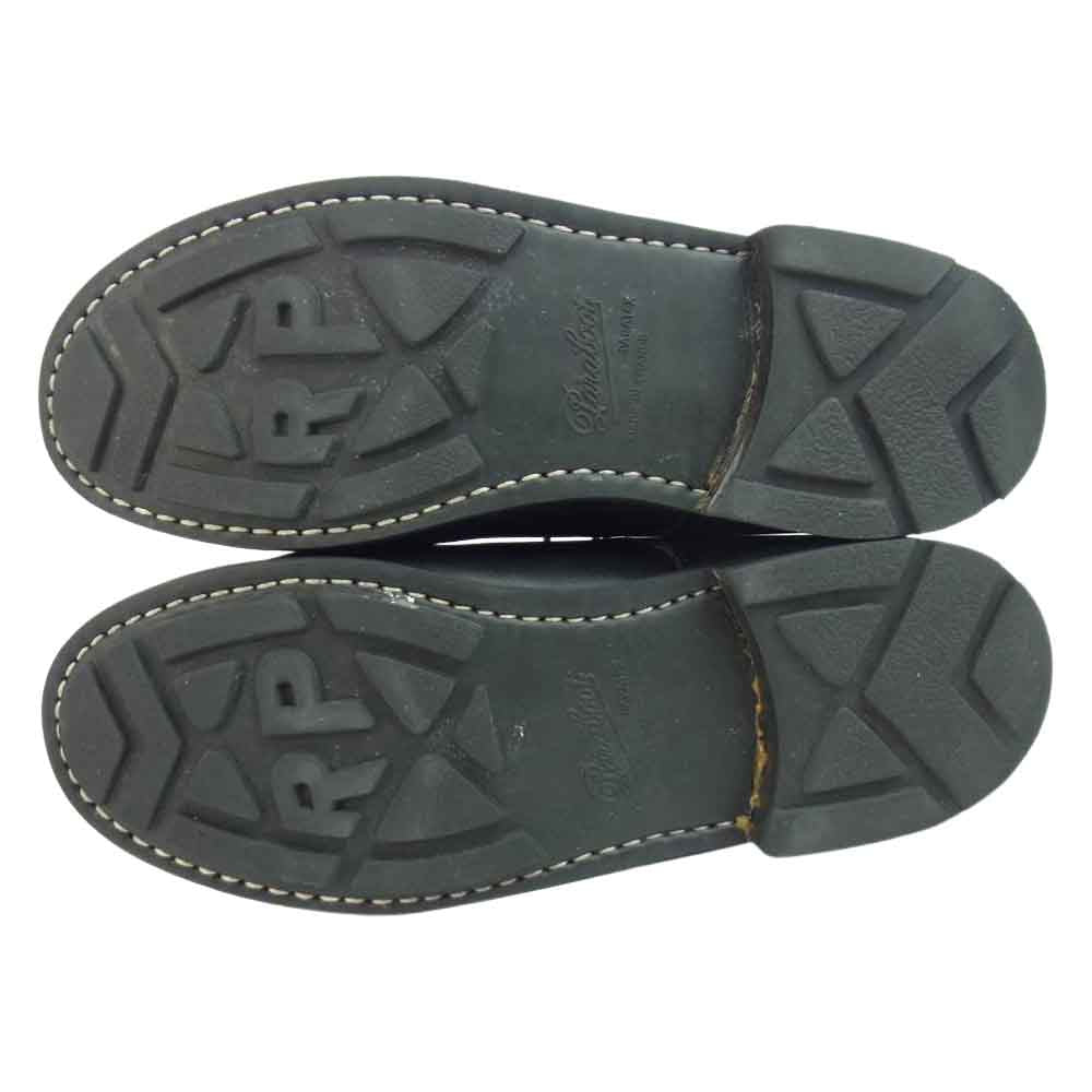 Paraboot パラブーツ CHAMBORD シャンボード 外羽根 レザー ビジネス シューズ ブラック系 7　1/2【中古】