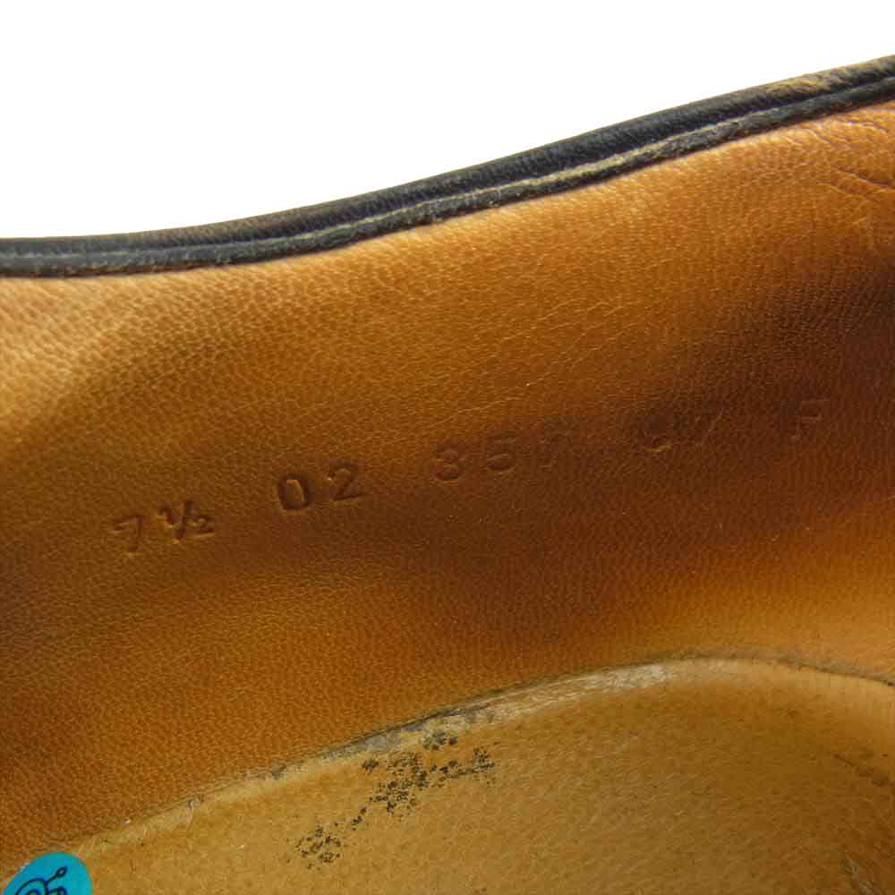 Paraboot パラブーツ CHAMBORD シャンボード 外羽根 レザー ビジネス シューズ ブラック系 7　1/2【中古】