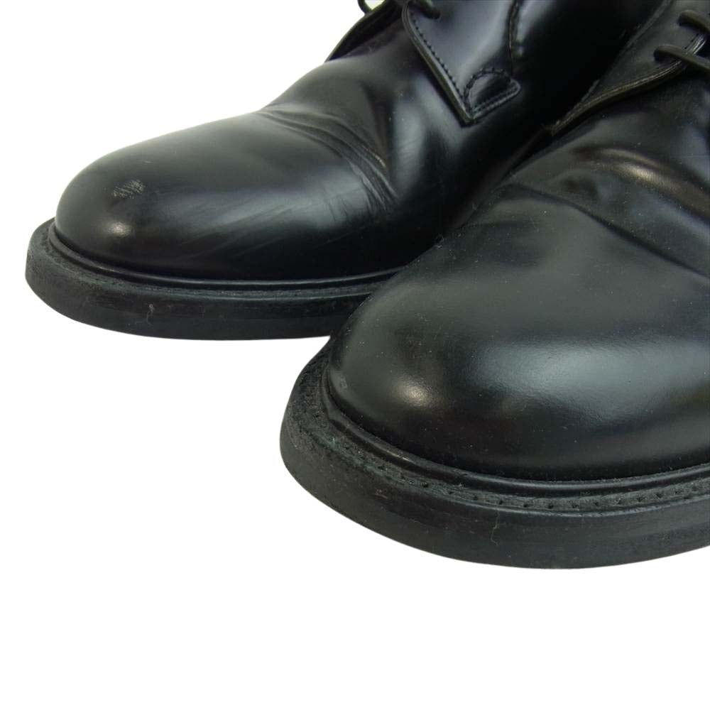 CHURCH'S チャーチ SHANNON シャノン プレーントゥ レースアップ レザー ビジネス シューズ レザー 外羽根 ブラック系 8【中古】