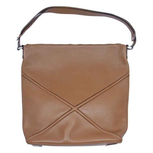 LOEWE ロエベ レザー ワンショルダー バッグ ブラウン系【中古】
