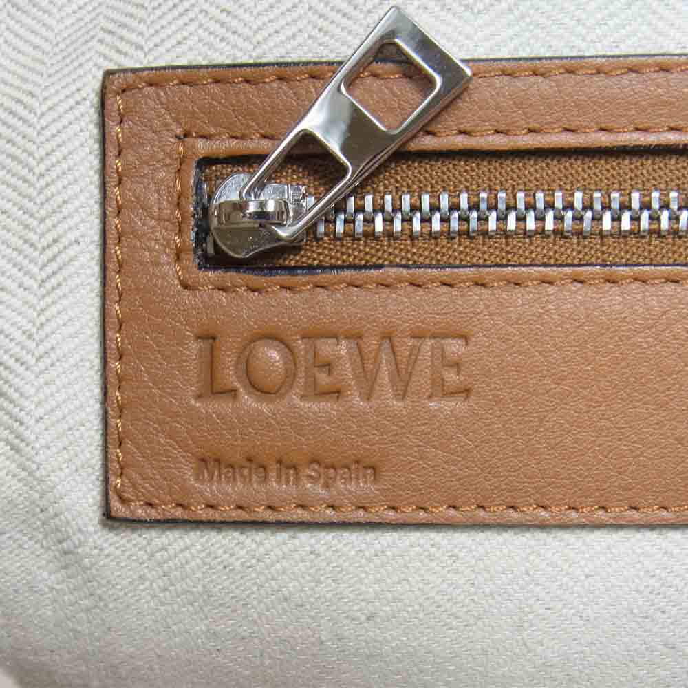 LOEWE ロエベ レザー ワンショルダー バッグ ブラウン系【中古】