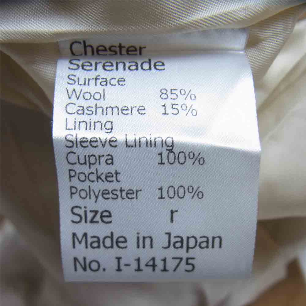 イロナリ EEL イール I-14175 Chester Serenade チェスターセレナーデ カシミヤ混ウール チェスターコート ライトブラウン系 r【美品】【中古】