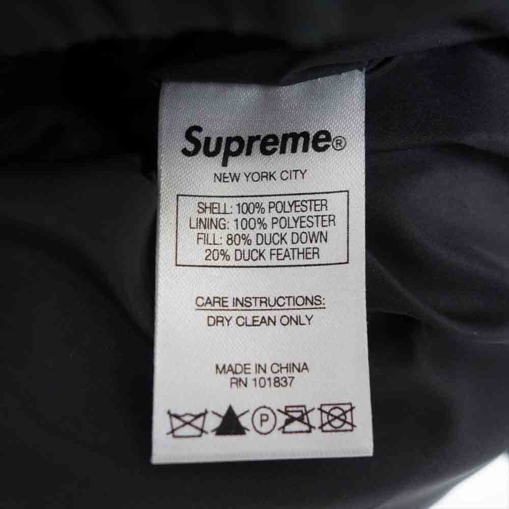 Supreme シュプリーム 19AW Checkerboard Puffy Jacket チェッカーボード パフィー ジャケット ダウンジャケット レッド系 ブラック系 S【中古】