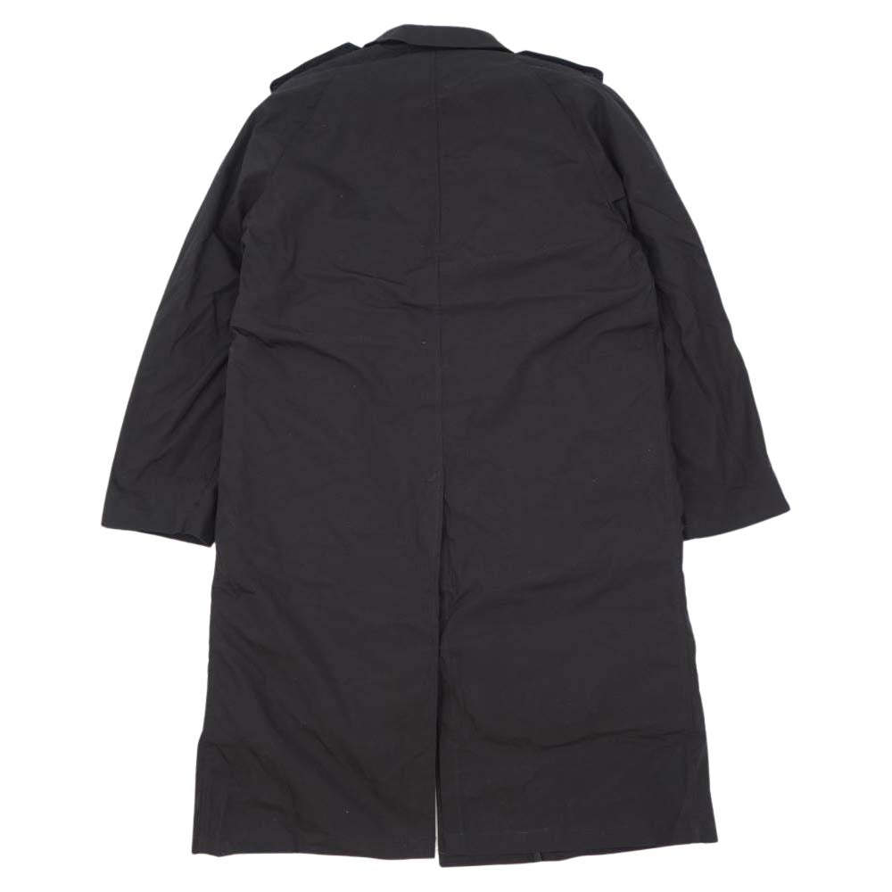 アメリカ軍 80s 8405-01-059-4238 ボアライナー付 シンチバック ステンカラー コート ブラック系 36R【中古】