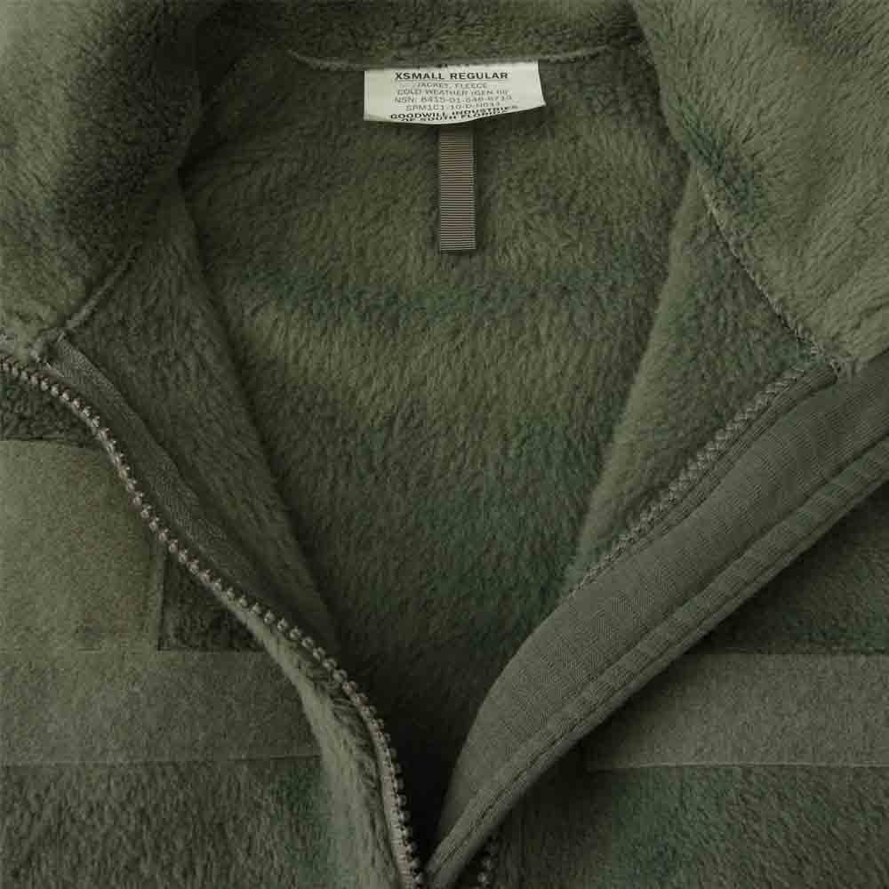 エクワックス JACKET FLEECE COLD WEATHER (GEN III) フリース ジャケット カーキ系 XS【中古】