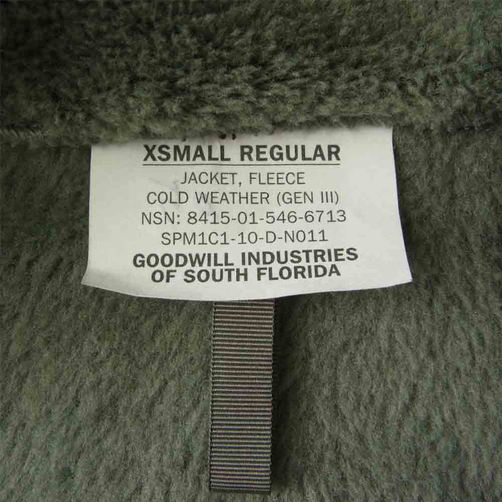エクワックス JACKET FLEECE COLD WEATHER (GEN III) フリース ジャケット カーキ系 XS【中古】