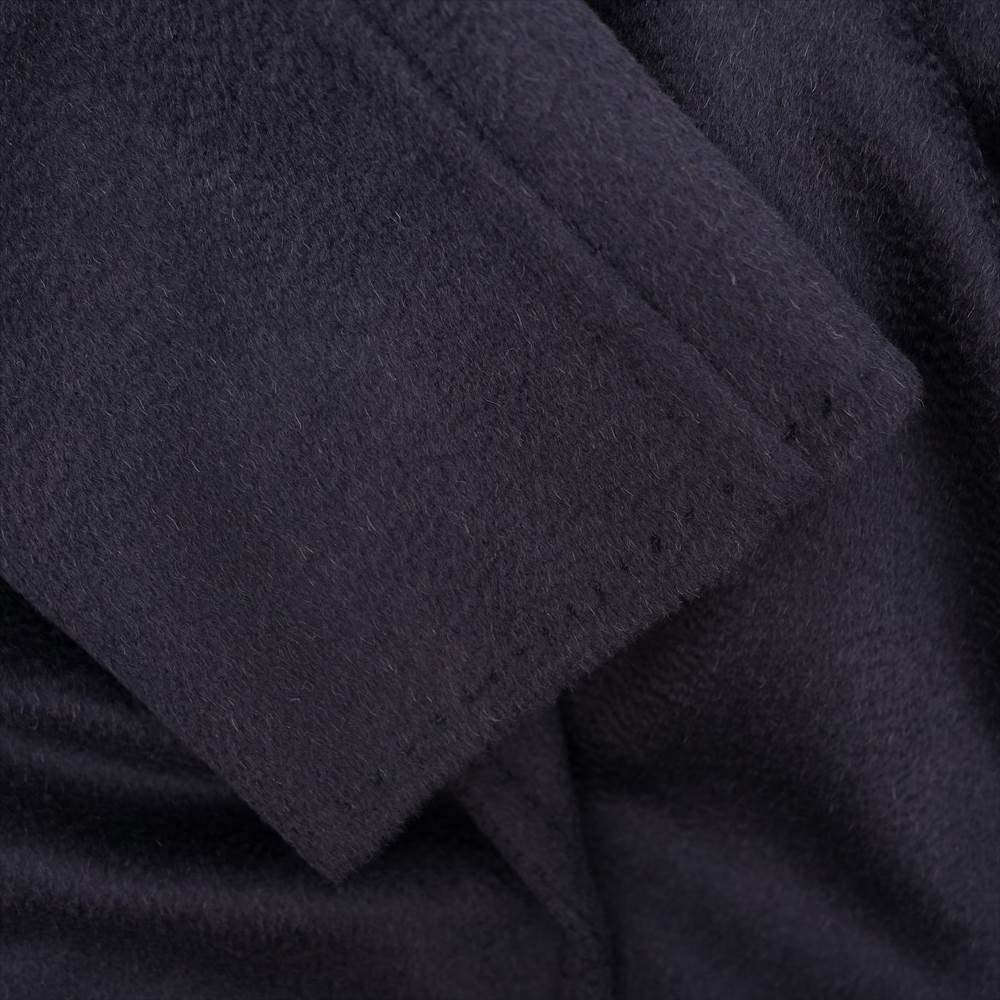 MAX MARA マックスマーラ 国内正規品 白タグ 101614730 MANUERA マニュエラ アイコン コート ピュアキャメル100％ マヌエラ ネイビー系 タグ参照【美品】【中古】