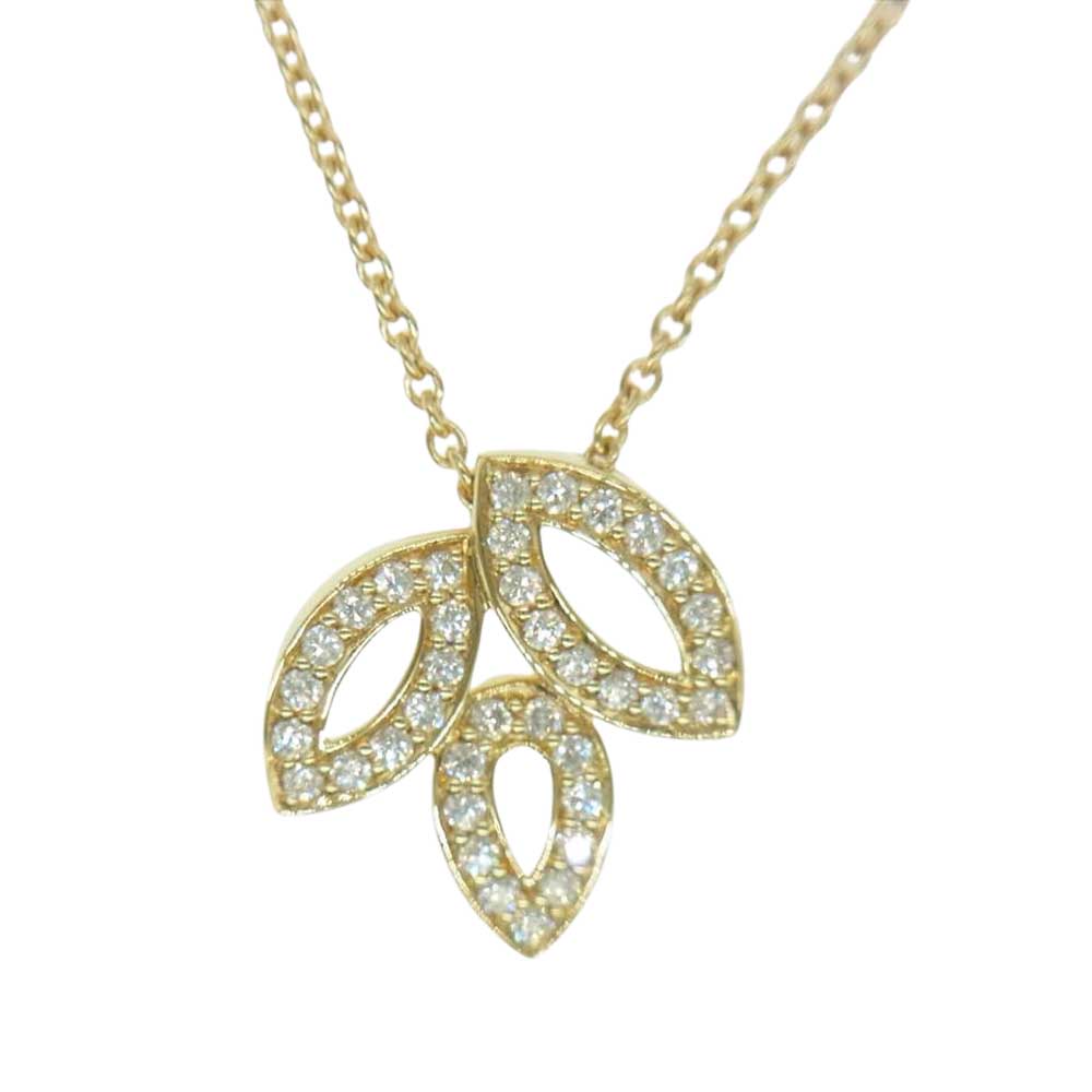 HARRY WINSTON ハリーウィンストン 正規店保証書付属 PEDYSMIMLC 544787 リリークラスター ミニ ペンダント ゴールド系【極上美品】【中古】
