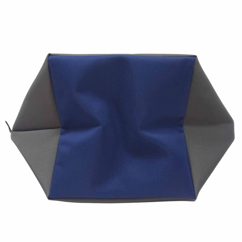 Herve Chapelier エルベ・シャプリエ 901N コーデュラ 舟型 トート バッグ トープ×ブルーニュイ S【中古】