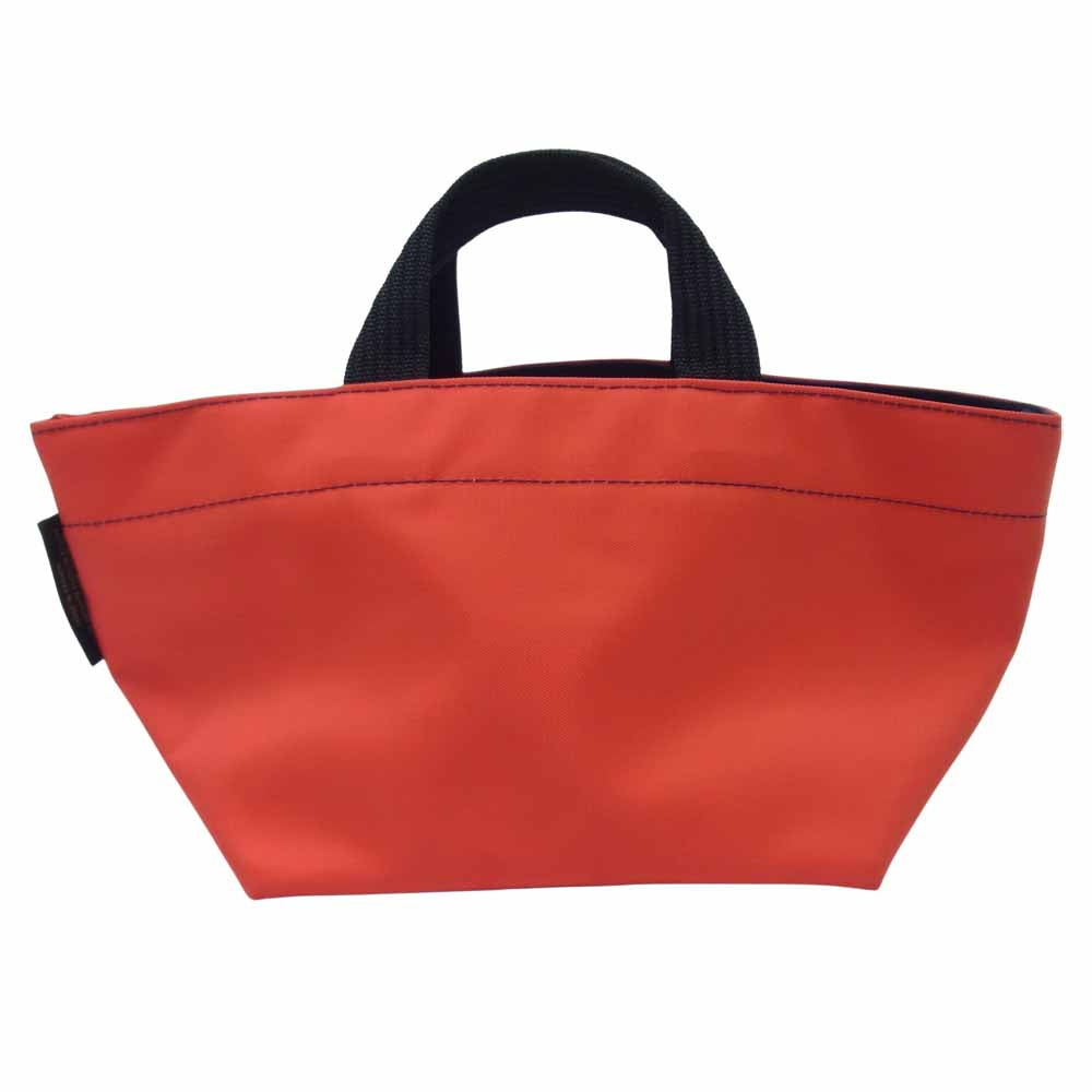 Herve Chapelier エルベ・シャプリエ 901N  コーデュラ 舟型 トート バッグ ゼラニウム × ブルーニュイ オレンジ系 S【美品】【中古】