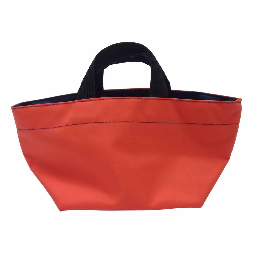 Herve Chapelier エルベ・シャプリエ 901N  コーデュラ 舟型 トート バッグ ゼラニウム × ブルーニュイ オレンジ系 S【美品】【中古】