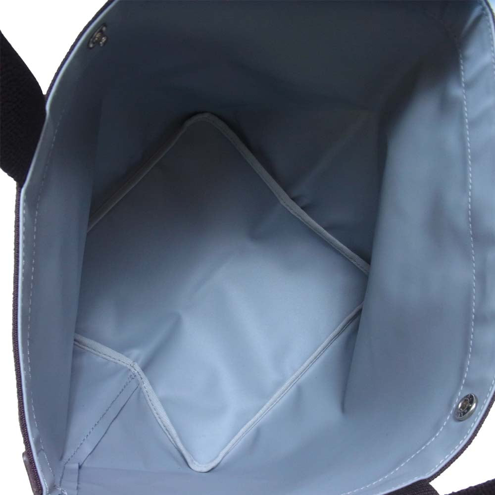 Herve Chapelier エルベ・シャプリエ 707C コーデュラ 舟型 トート バッグ アンディゴブルー M【中古】