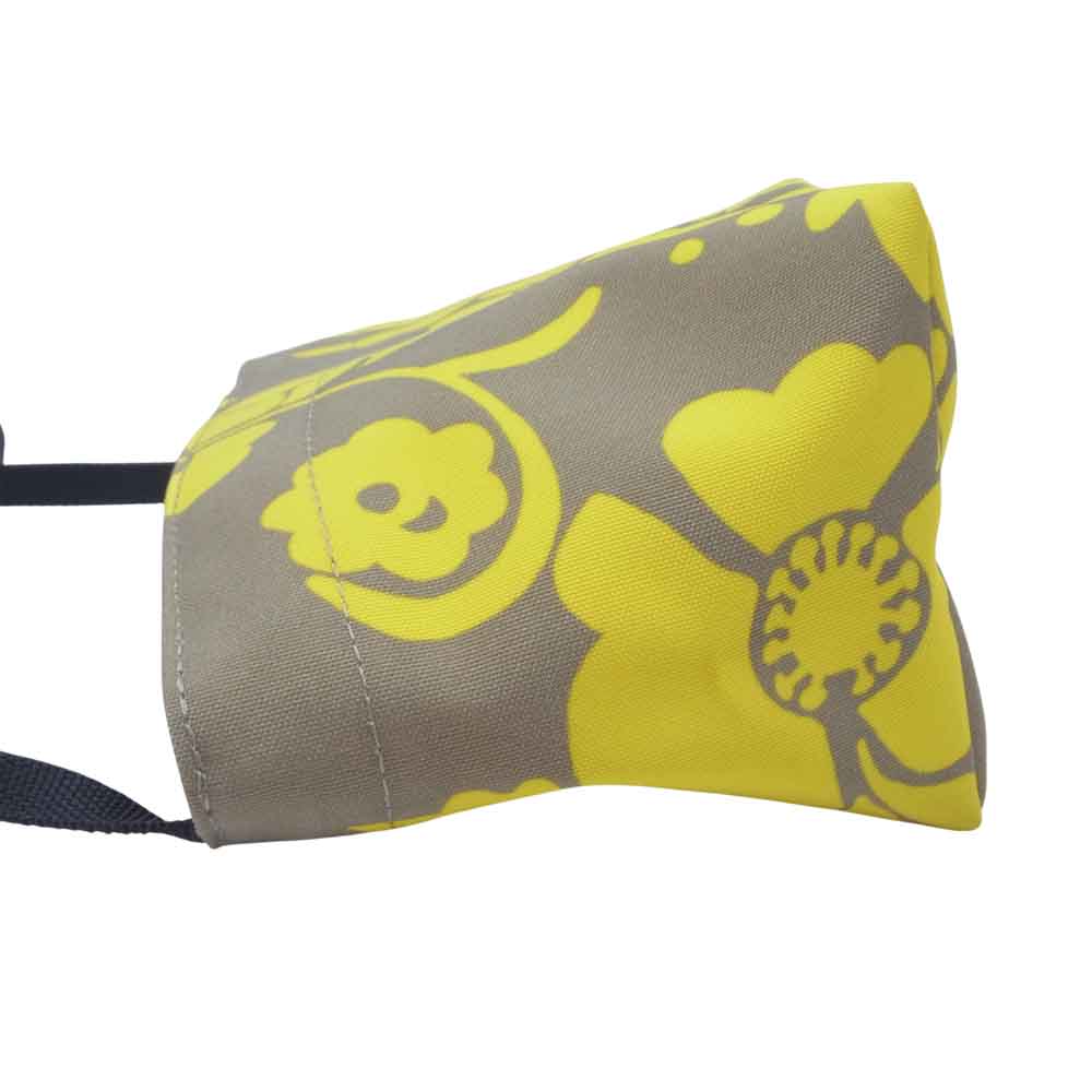 Herve Chapelier エルベ・シャプリエ 2885F コーデュラ 舟型 ショルダー バッグ アラベスク マスティックゴールド グレー系 M【中古】